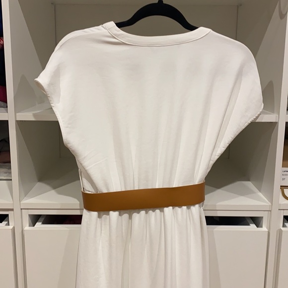 Zara white boho dress with belt size M brand new - Picture 5 of 5